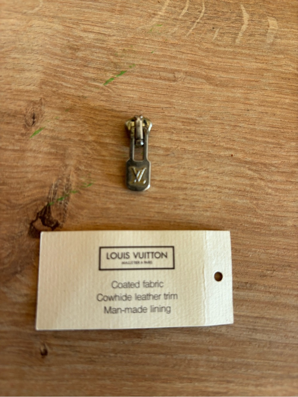 Authentic Louis Vuitton zipper pull